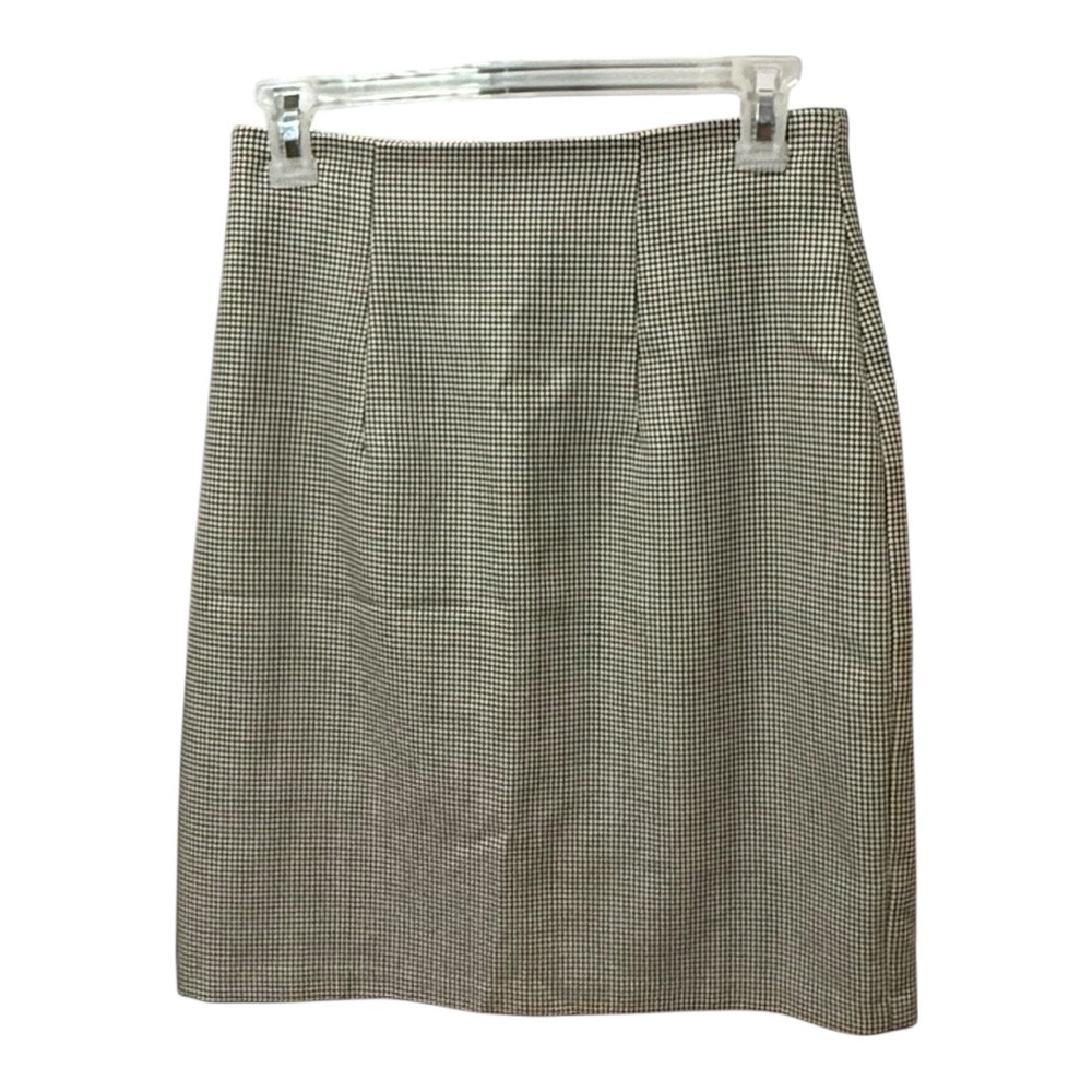 Fashion Bug‎ Pencil Skirt Womens 8 Black White Excellent Houndstooth 12566